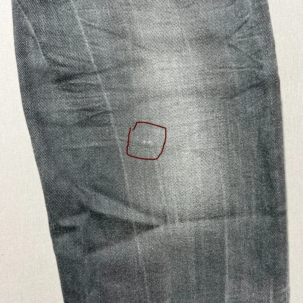 G-Star‎ RAW Defend Super Slim Jeans Mens 30x35 Gray Distressed Denim Button Fly